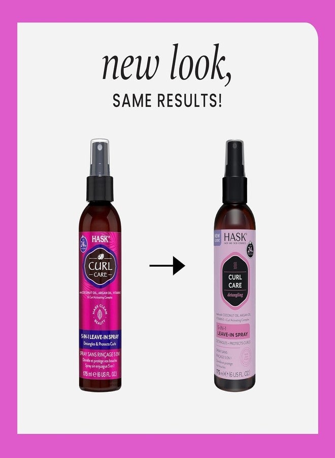 HASK هَاسك كيرل كير 5 في 1 بلسم مُترك Duo (6 أونصة - الكمية 2) وحزمة بلسم عميق، تركيبة نباتية، خالية من القسوة، آمنة للألوان، خالية من الجلوتين، خالية من الكبريتات، خالية من البارابين - Image 2