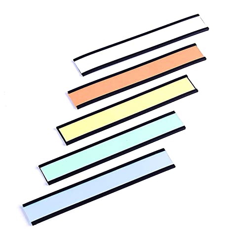 MasterVision Magnetic Data Card Holders, 6 x 1 Inches, Black, Pack of 10 Holders (FM2632) - Image 5