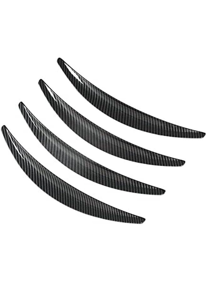 High Gloss Carbon Fiber Style Wheel Fender Flares ABS Plastic 4PCS Set for M3 2017 2022 - Image 1