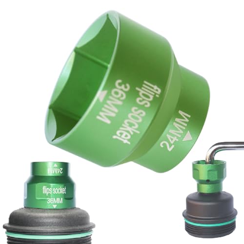 Felisbieti 60 Powerstroke oil filter socket only for Ford 60L64L Powerstroke dieselFueloil Filter cap Removal socket tool24mm36mm socket - Image 1