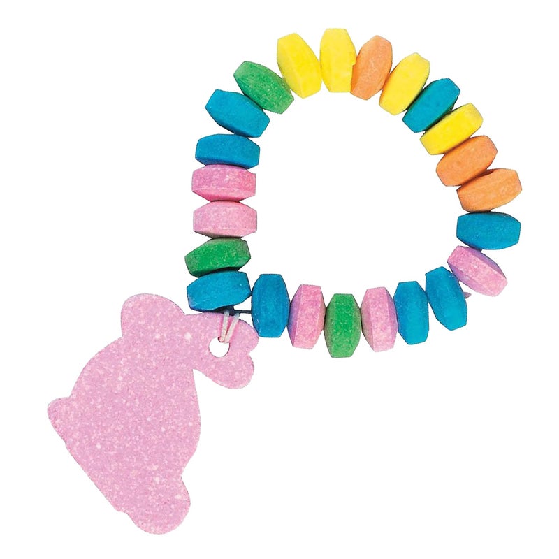 Fun Express Easter Candy Stretchable Bunny Bracelets - Great for Easter Egg Hunts and Other and Spring Celebrations (12 Pieces) - Image 1