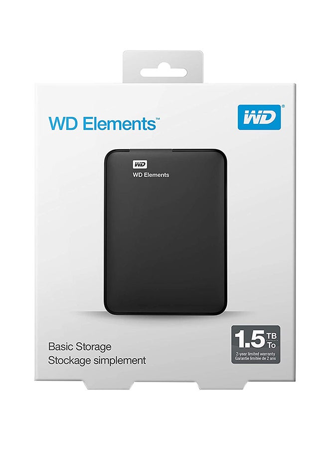 Wd Elements 1.5Tb Portable Hard Drive