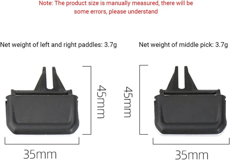 Wivplex A/C Vent Outlet Tab Clip Repair Kit for VW Tiguan L - Image 2