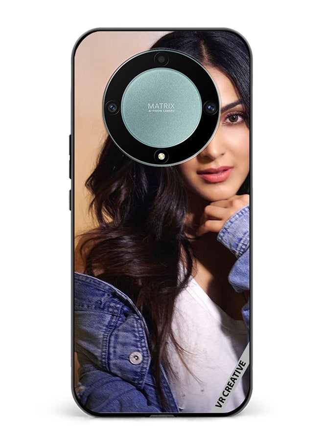 VR CREATIVE Protective Case Cover For Honor X9b Bollywood Actress Rashmika Mandanna Design Multicolour - Image 1