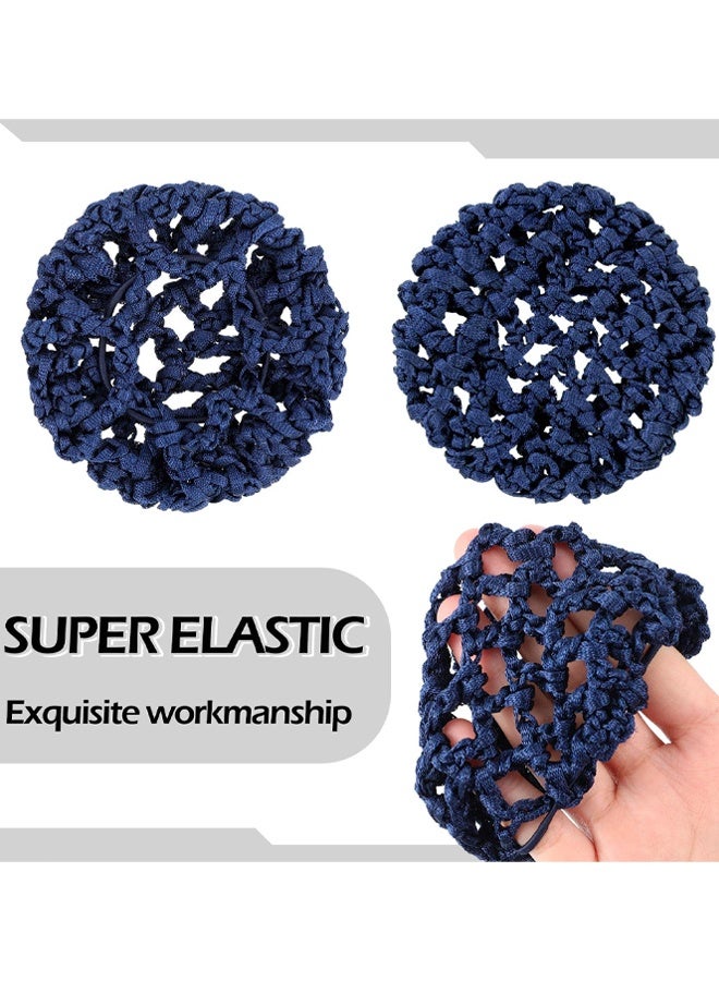 6 PCS Ballet Hair Net Bun Cover Invisible Elastic Edge Mesh Hair Nets Mesh Hairs Bun Set For Women Dance Accessories - Image 3