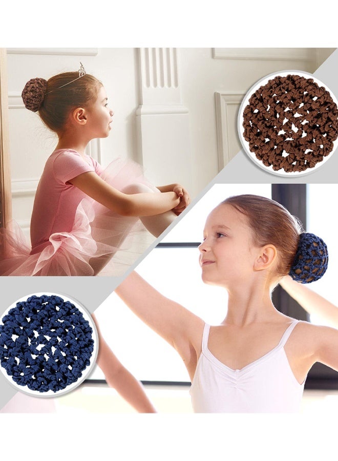 6 PCS Ballet Hair Net Bun Cover Invisible Elastic Edge Mesh Hair Nets Mesh Hairs Bun Set For Women Dance Accessories - Image 4