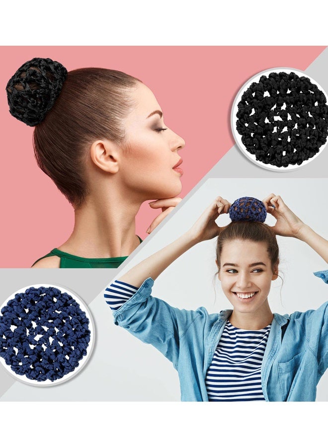 6 PCS Ballet Hair Net Bun Cover Invisible Elastic Edge Mesh Hair Nets Mesh Hairs Bun Set For Women Dance Accessories - Image 5