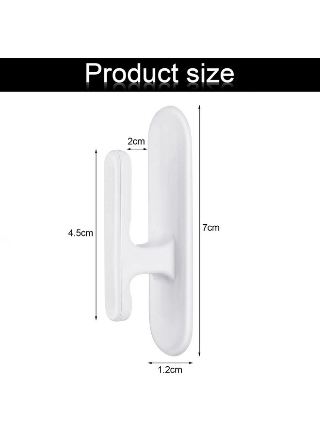 Blulu 4 Pieces Cord Safety Blind Pull Twister Window Wrap Cleats Blind Holder Curtain Cord Wind Up Baby Child Proofing Window Gate Safety Adhesive Wall Hanging Hooks - Image 1