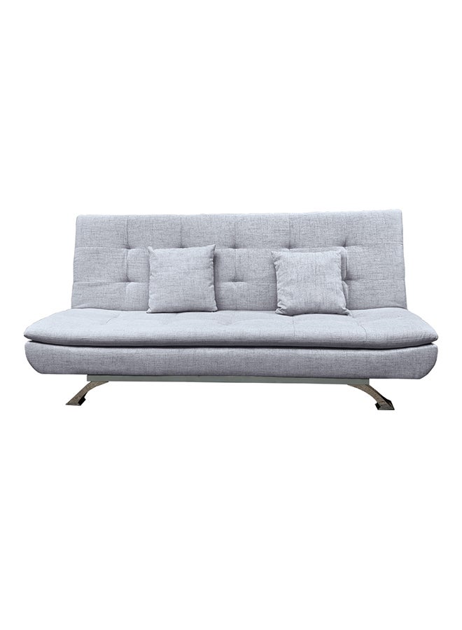 ايست من نون Classic 3 Seats Sofa Bed with Adjustable Backrest, Convertible Sofa Couch and Bed for Efficient Home, Small Spaces, Living Room or Office 190 x 120 x 40 cm in Grey - Image 3