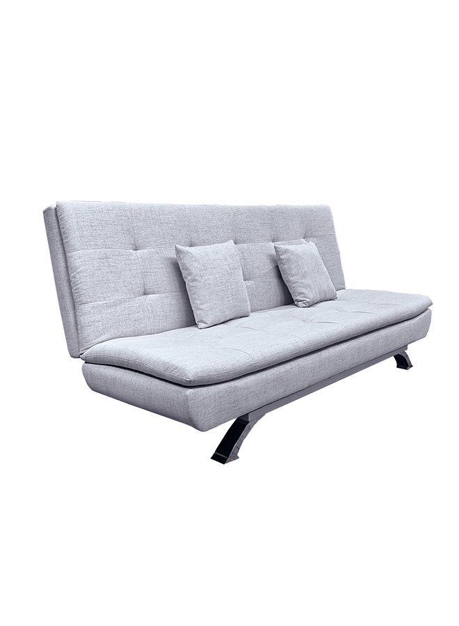 ايست من نون Classic 3 Seats Sofa Bed with Adjustable Backrest, Convertible Sofa Couch and Bed for Efficient Home, Small Spaces, Living Room or Office 190 x 120 x 40 cm in Grey - Image 4