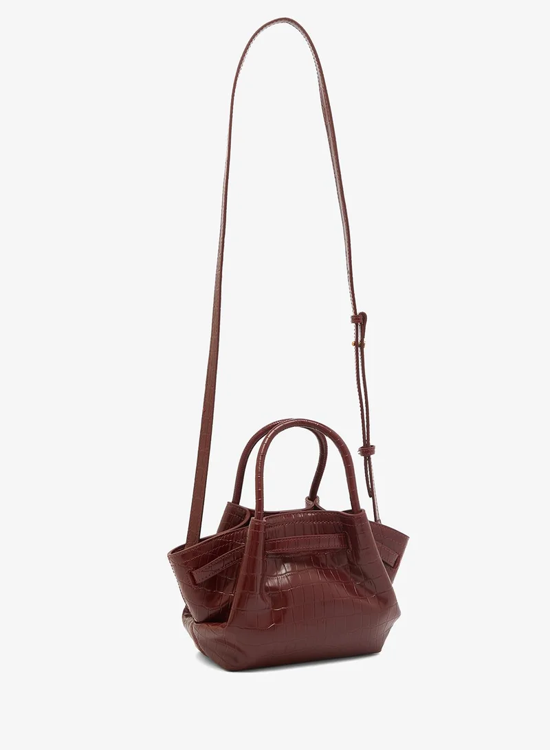 JW PEI  Namshi Exclusive - Hana Mini Croc Tote Bag for Women | Best Price UAE