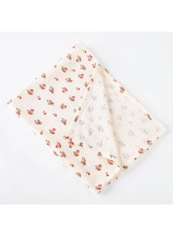 Baby Cotton Gauze Blanket Baby Photo Blanket Newborn Printed Bath Towel Bed Sheet Cover