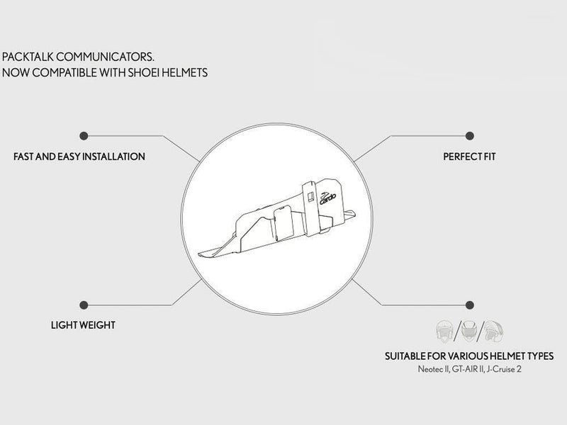 Cardo PACKTALK SHOEI ADAPTOR - Gen 2 - Image 4