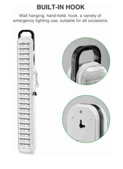 LED Portable Emergency Rechargeable  Hand Lamp with Solar Panel Charge Port 12.6W