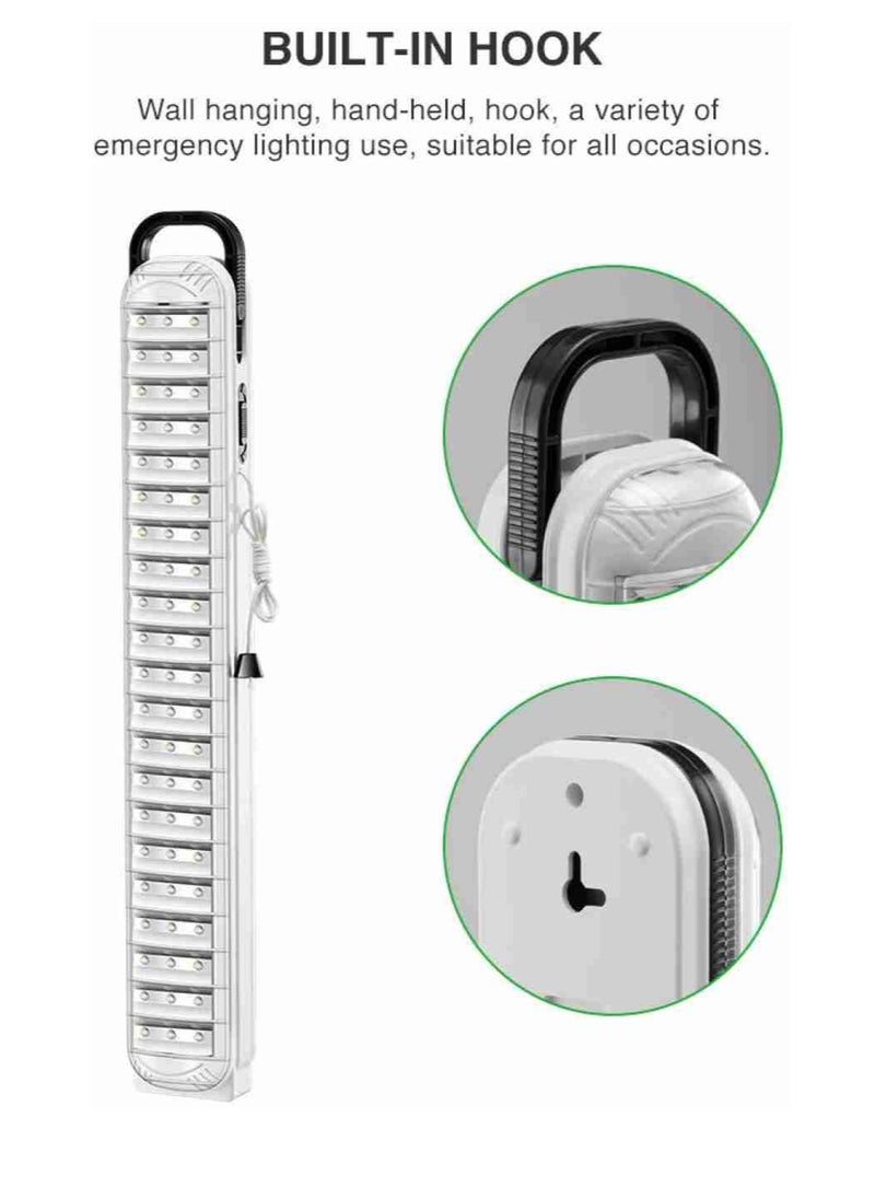 DP - LED Portable Emergency Rechargeable  Hand Lamp with Solar Panel Charge Port 12.6W - Image 1