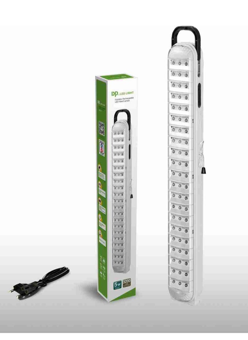 DP - LED Portable Emergency Rechargeable  Hand Lamp with Solar Panel Charge Port 12.6W - Image 1