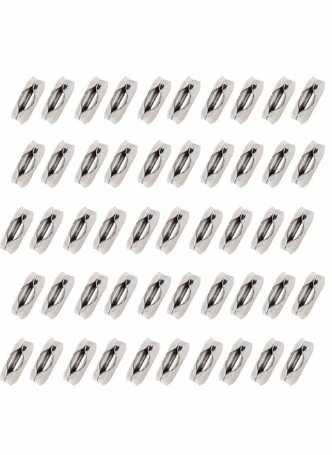 Ball Chain Connector, 50 Pcs Replacement Vertical Roman Roller Blind Cord Connector