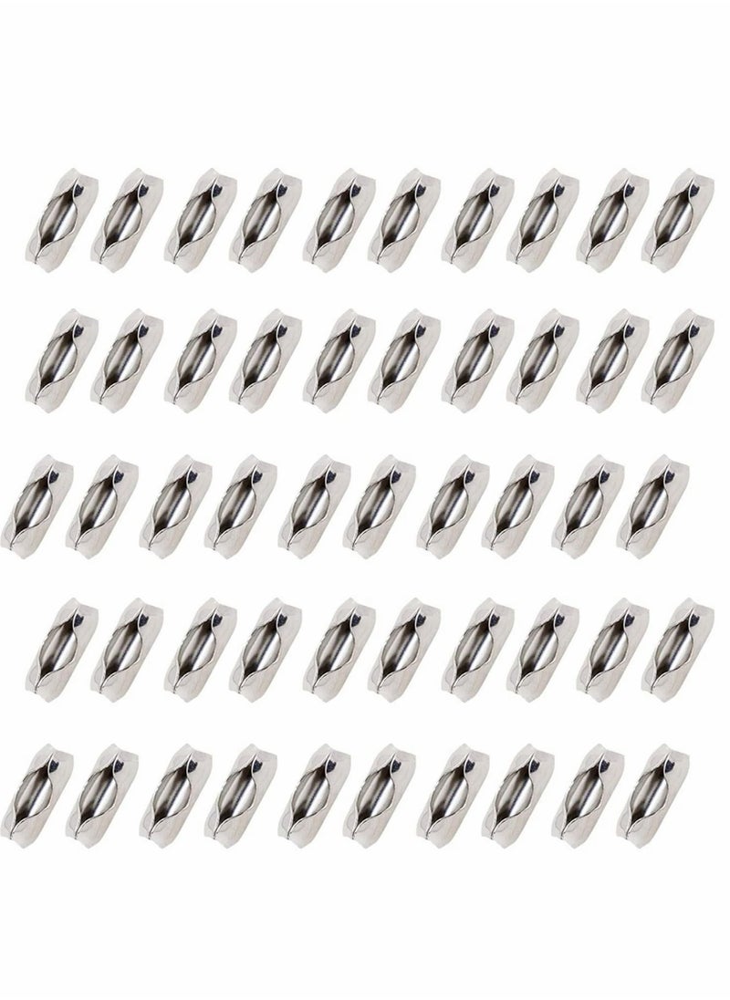 Y&D - Ball Chain Connector, 50 Pcs Replacement Vertical Roman Roller Blind Cord Connector - Image 1