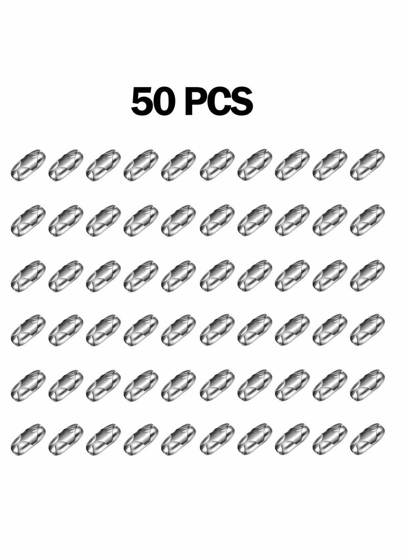 Y&D - Ball Chain Connector, 50 Pcs Replacement Vertical Roman Roller Blind Cord Connector - Image 1