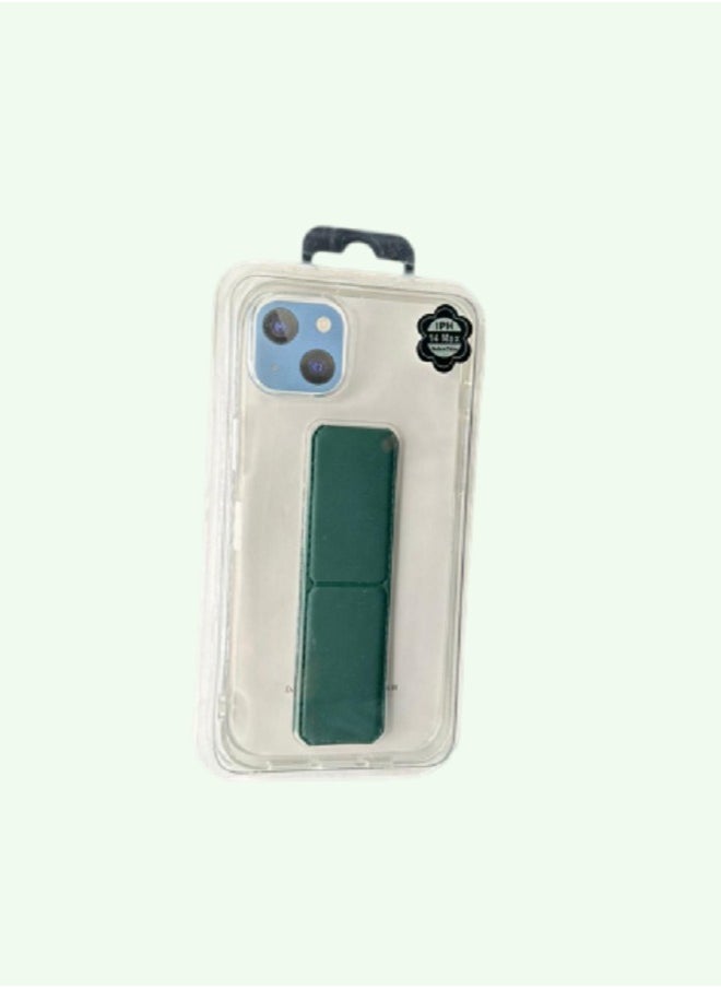 Undefined IPhone 14 Max Transparent Back Cover With Handle 