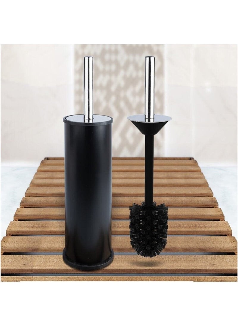 Gör Seç View Select 3 Lt Black 2-Piece Bathroom Set Pedal Trash Can WC Toilet Brush Set Bathroom Trash Can  - Image 3