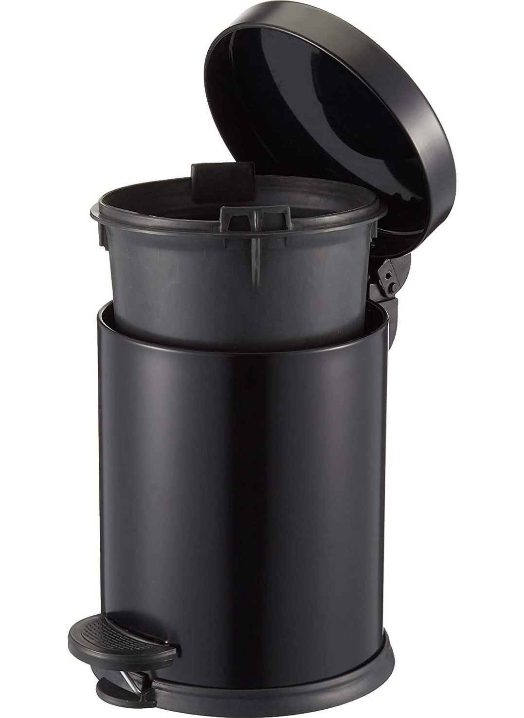 Gör Seç View Select 3 Lt Black 2-Piece Bathroom Set Pedal Trash Can WC Toilet Brush Set Bathroom Trash Can  - Image 2