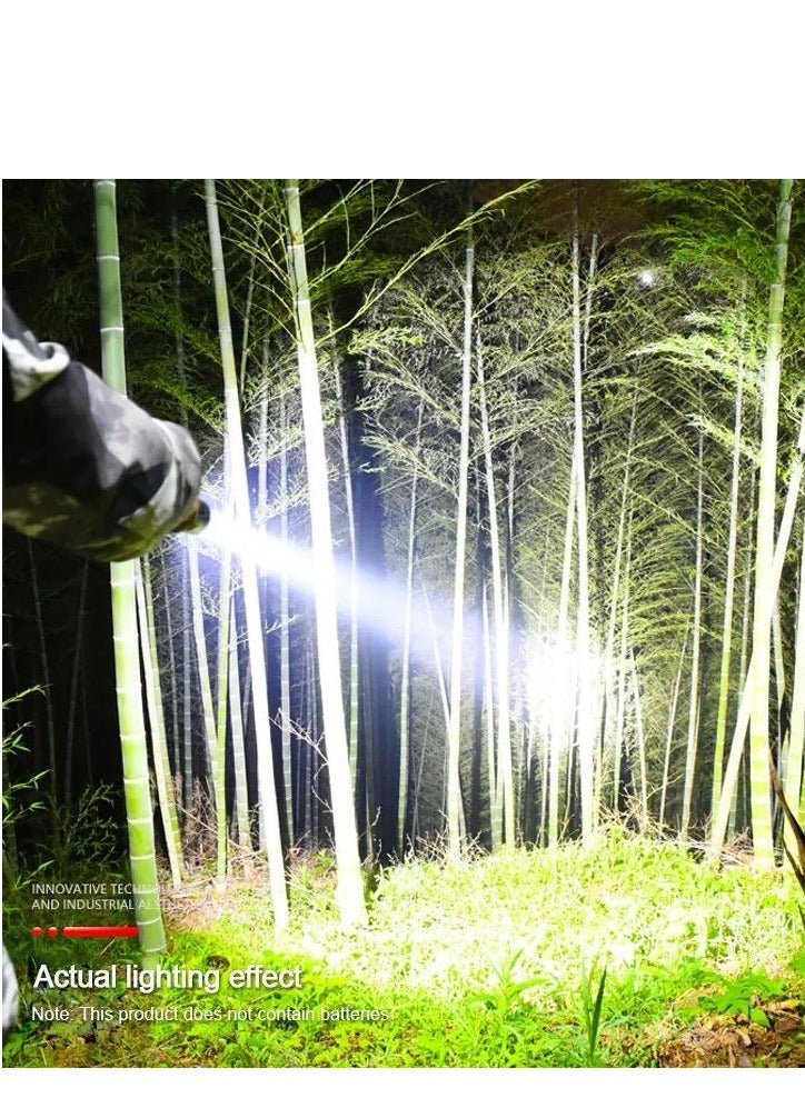 Black outdoor tactical flashlight - Image 2