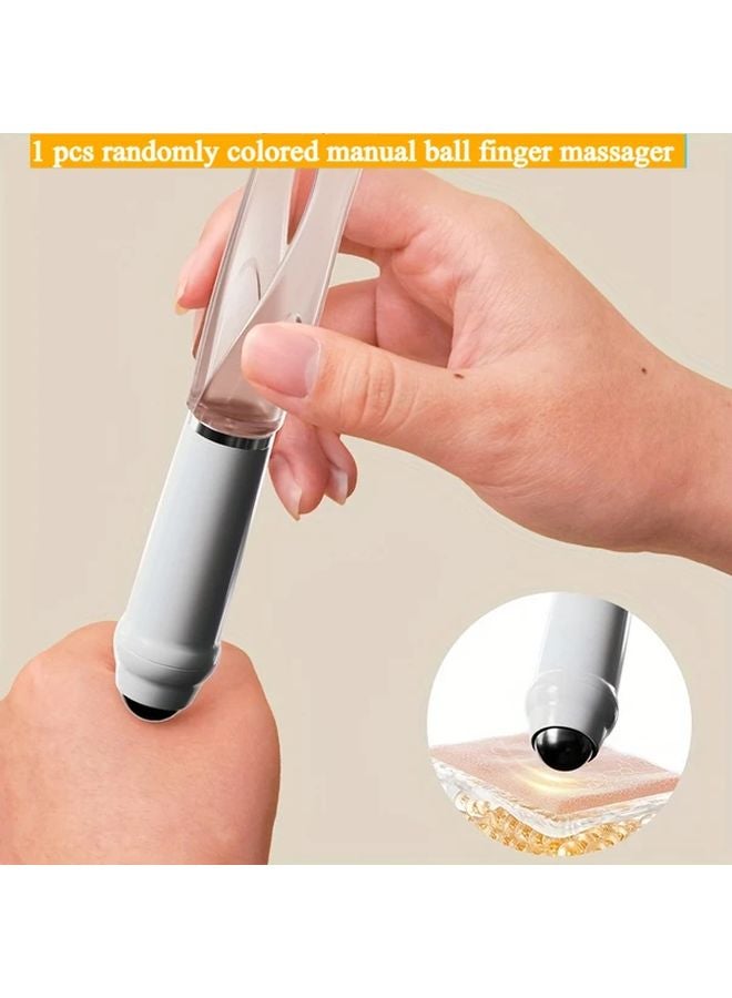 1 قطعة مدلك أصابع عشوائي اللون كرة محمولة مشبك علاج اليد هدية مثالية - Image 1