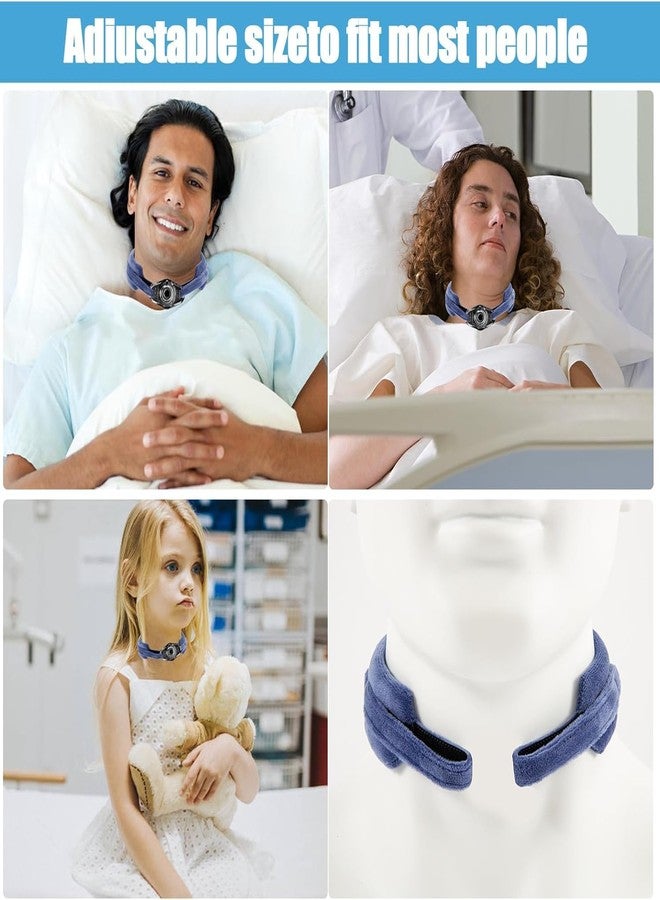 CHYDST 2Pcs Tracheostomy Tube Holder Adjustable, Soft Reusable Trach Ties, Tracheostomy Supplies Tube Holder, Tracheostomy Care Kits for Men and Women, One Size Fits Most People - Image 5