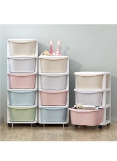 SKY-TOUCH Drawer Containers Storage 5 Layer Sundries Organizer, Storage Cabinet Drawer storage Dresser Organizer: Multipurpose Clothing Storage Rack for Kitchen, Bedroom, Sitting Room, and Bathroom  - Image 3