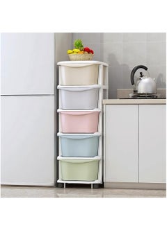 SKY-TOUCH Drawer Containers Storage 5 Layer Sundries Organizer, Storage Cabinet Drawer storage Dresser Organizer: Multipurpose Clothing Storage Rack for Kitchen, Bedroom, Sitting Room, and Bathroom  - Image 2