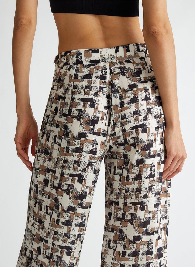 Liu Jo Printed satin trousers - Image 3