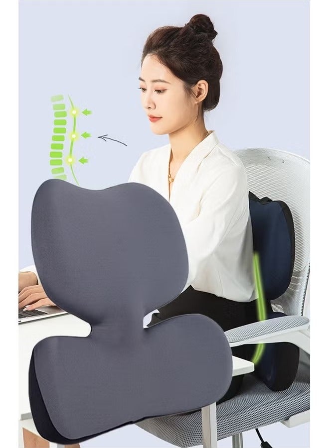 Beauenty Memory Foam Back Cushion Lumbar Support Nap Pillow For Office Home Driver School - Image 1