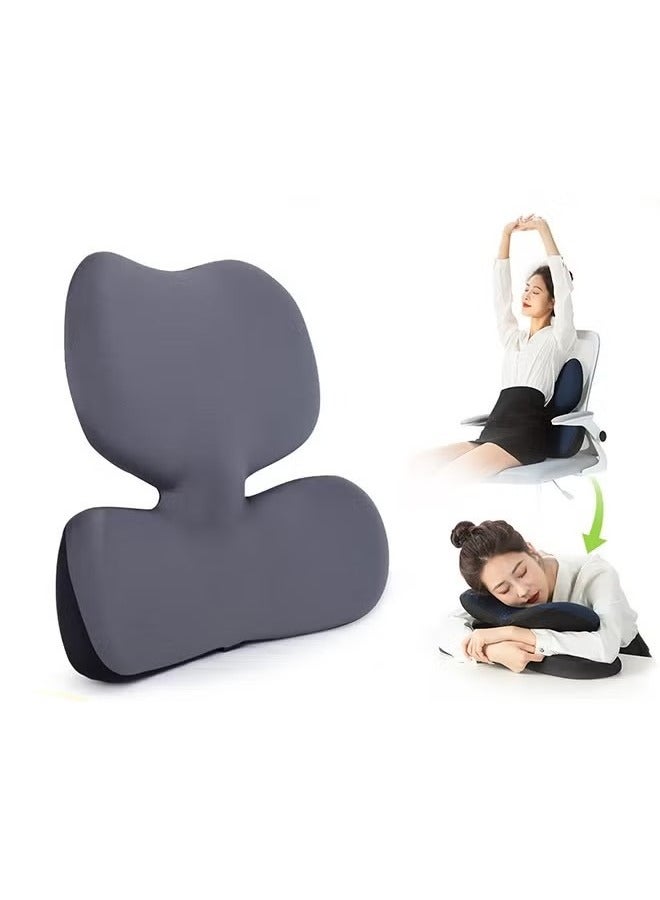 Beauenty Memory Foam Back Cushion Lumbar Support Nap Pillow For Office Home Driver School - Image 2