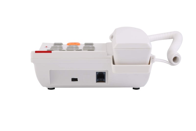 Binatone Concept 700 Corded Landline Phone with Clip & Digital Speaker Phone,LCD Display,2 Direct Memory,Ringer LED,Adjustable Ringer Volume,Caller Display,Mute Function,Desk/Wall Mountable- White - Image 5