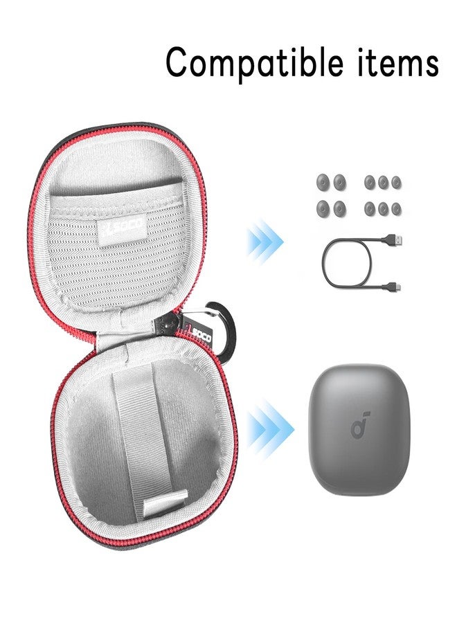 RLSOCO Hard Case for Anker Soundcore Sport X20/Liberty 4 Pro Noise Cancelling Wireless Earbuds (Case Only) - Image 4
