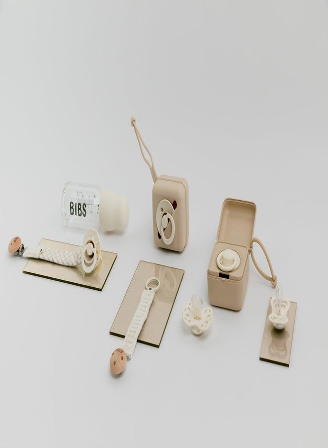 BIBS Bottle Cap Set - BPA-Free, Dishwasher Safe, Customizable Colors, Includes Cap, Milk Lock, and Screw Cap - Compatible with BIBS Bottles (Sold Separately) - Mauve - Image 5