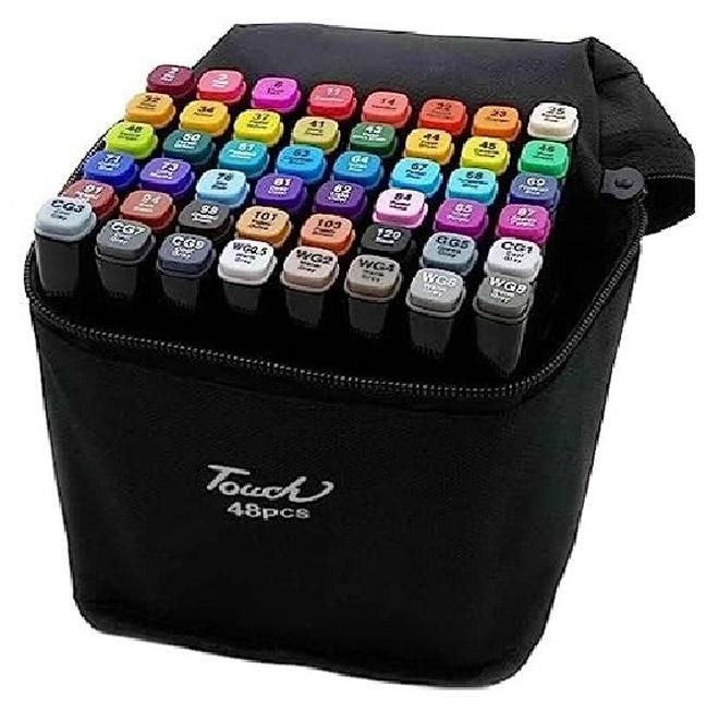 تاتش مجموعة أقلام تلوين فنية مكونة من ٢٤ لونًا - أقلام رسم وتلوين احترافية. خصم خاص بمناسبة على جميع الألوان. سيفو - Image 1