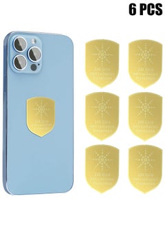 Cell Phone EMF Protection Blocker, 6Pcs Anti 5G Radiation Shield Sticker, Radiation Neutralizers for iPhone iPad, EMF Blocker for All Electronics, for Mobile, Computer, Radio, Laptop, Tablet PC
