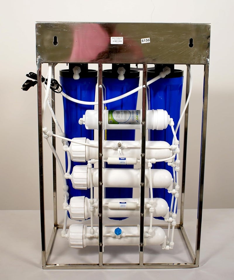 PUREONE 50LPH Commercial RO UV Water Purifier System 50Litre Per hour Stainless Steel Fully Automatic with TDS adjuster and cover - Image 5