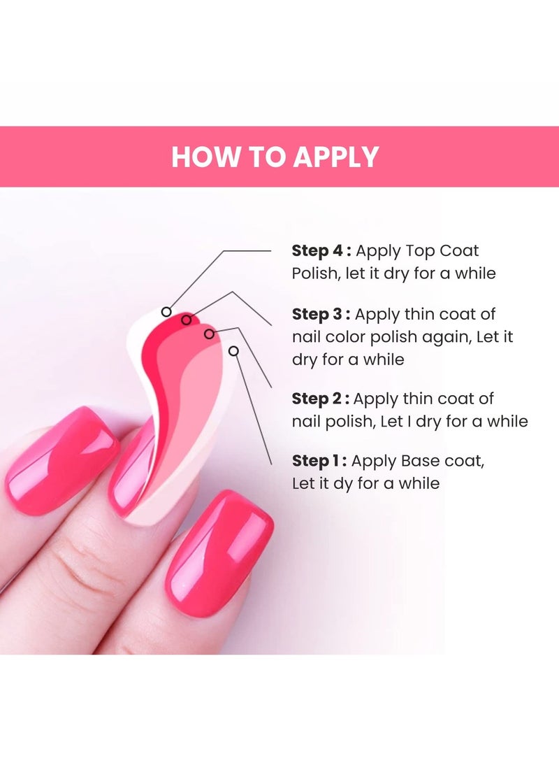 VERYMISS Premium Nail Polish 9.5ml Persian Red - Image 3