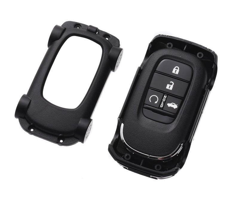 TopGrit for Honda 2022 2023 2024 CR-V Civic Accord HR-V Pilot Key Fob Cover, Compatible with 2/3/4/5 Buttons Smart Remote Key - Black - Image 5