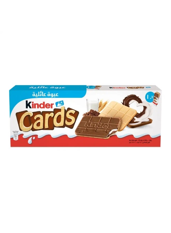 Kinder Cards Wafer Biscuits â€“ Family Pack, 10 Ã— 25.6 g (256 g) - Image 2