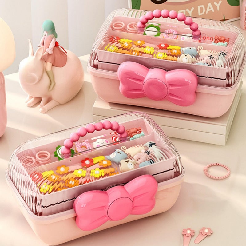 Cartoon Storage Box 1L Foldable Organizer for Desk Home Office - Medium Size Cute Pattern Box for Headphones, Wires, Toys - Image 2