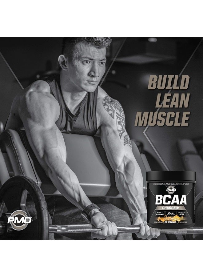 PMD Sports BCAA Charged Delicious Amino Acid Drink Mix for Performance and Recovery - Increase Muscle Function for Workout and Daily Energy - Peach Mango (30 Servings) - Image 5