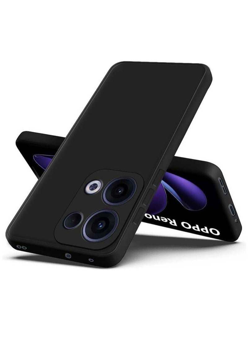 Houmt OPPO Reno 13 5G Case Cover Liquid Silicone Matte Finish Back Cover Inner Fabric Lining with Camera Protection Case for OPPO Reno 13 6.5-inch - Image 1