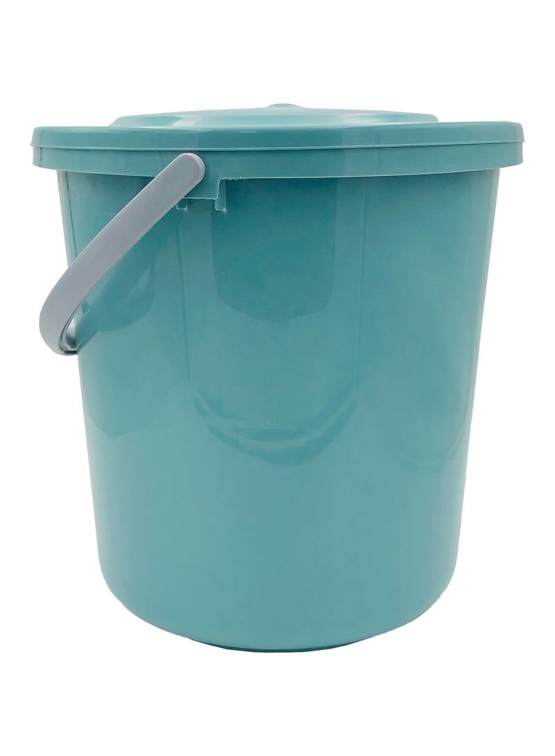 Ideal Pack Premium Plastic Bucket with Lid – 20L Capacity | Sturdy, Leak-Proof, and Versatile for Home, Cleaning, Storage, and Industrial Use Green) - Image 1