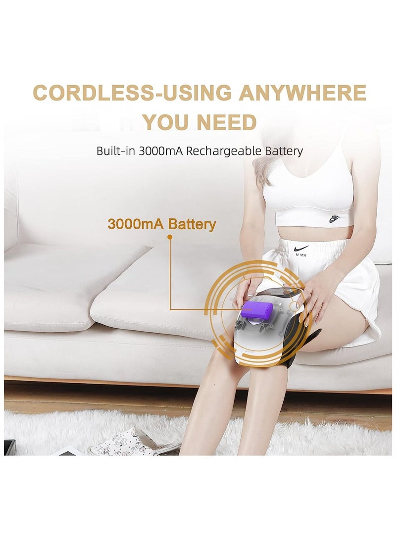 Generic Knee Massager with Infrared Heating Pad and 3 Temperature Adjusters, Lightweight and Durable - Image 3
