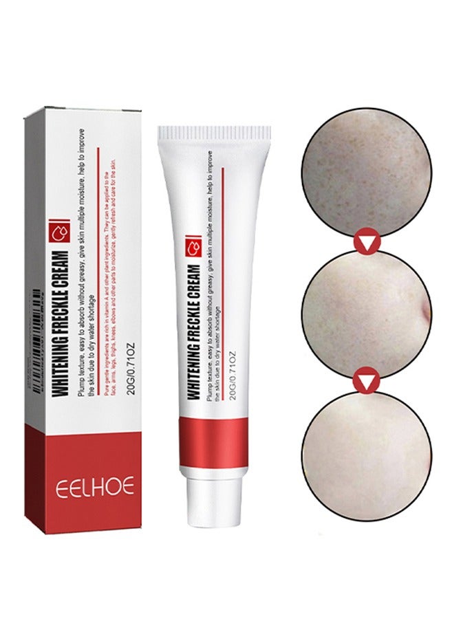 EELHOE Whitening Freckle Cream,Dark Spot Corrector Remover Cream Whitening Moisturizing Brighten Complexion Improving Skin Barrier 20g  - Image 1