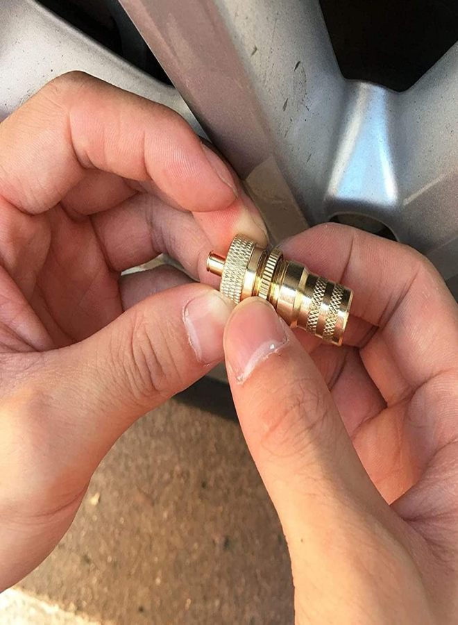 4pcs Off-Road Brass Tire Pickup S-Kit Automatic 6 - 30 psi Tire Tire Overpressure Valve Deflator Drain Valve - Image 5